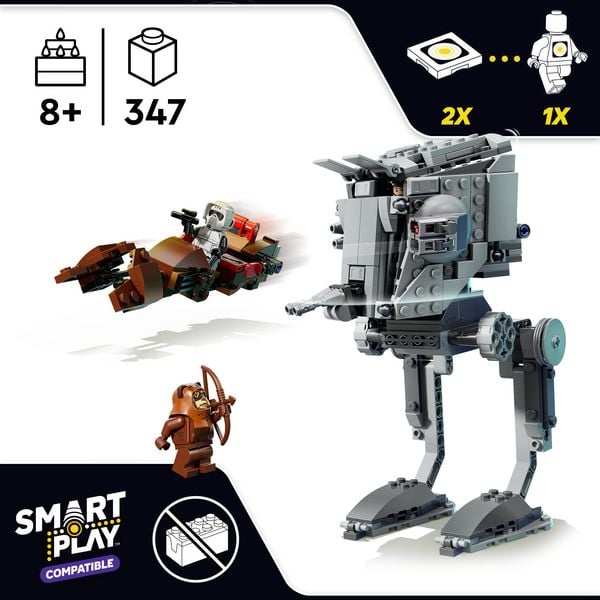 Produktbild: LEGO Star Wars 75424 SMART Play: AT-ST Angriff auf Endor, Spielzeug ab 8