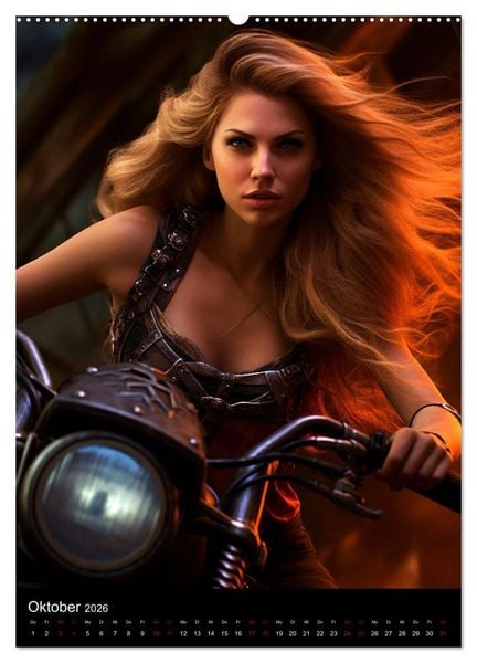 Produktbild: Riding Beauties (hochwertiger Premium Wandkalender 2026 DIN A2 hoch), Kunstdruck in Hochglanz