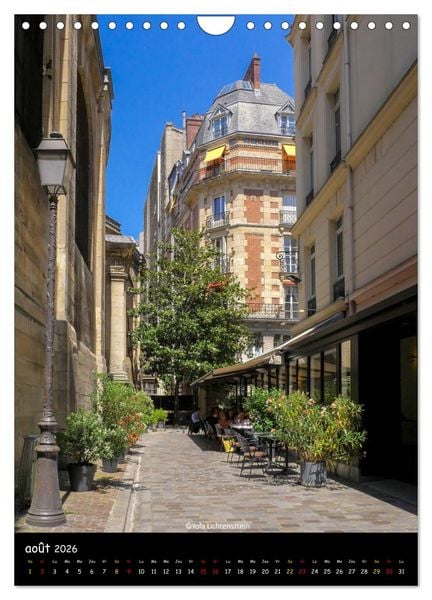 Produktbild: Paris de tous les temps (Calendrier mural 2026 DIN A4 horizontal), CALVENDO calendrier mensuel