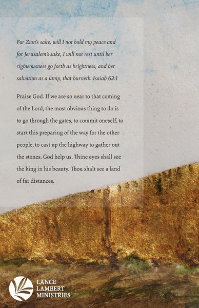 Produktbild: For Zion's Sake
