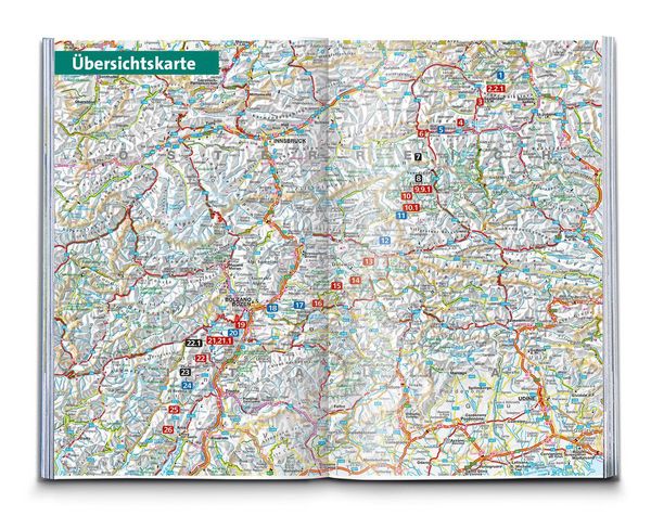 Produktbild: KOMPASS Wanderf&uuml;hrer Die Alpen&uuml;berquerung vom K&ouml;nigssee zum Gardasee, 26 Etappen mit Extra-Tourenkarte