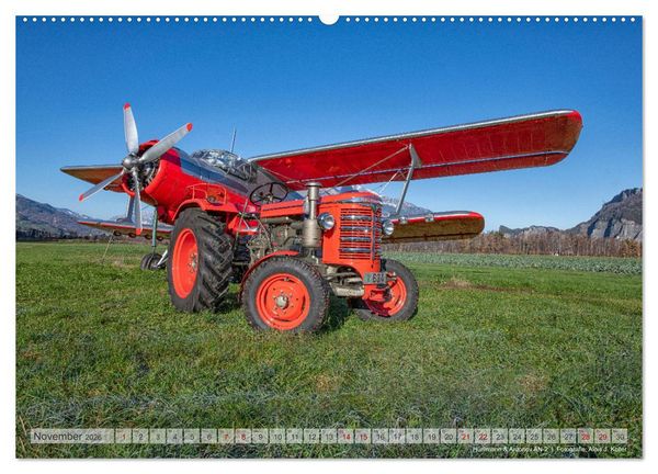 Produktbild: Traktoren &ndash; Nostalgie auf dem Bauernhof (Wandkalender 2026 DIN A2 quer), CALVENDO Monatskalender