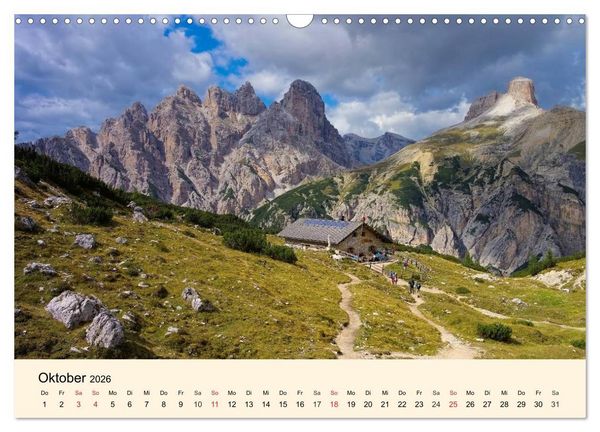 Produktbild: Sextner Dolomiten (Wandkalender 2026 DIN A3 quer), CALVENDO Monatskalender