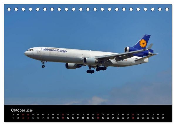 Produktbild: Luftfracht-Cargo (Tischkalender 2026 DIN A5 quer), CALVENDO Monatskalender
