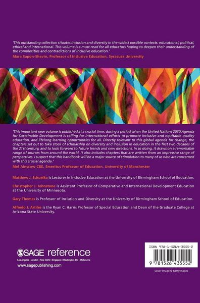 Produktbild: The SAGE Handbook of Inclusion and Diversity in Education