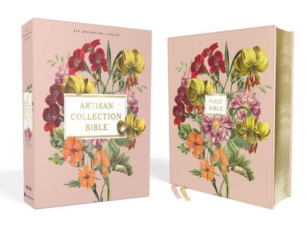 Niv, Artisan Collection Bible, Leathersoft, Blush Floral, Red Letter Edition, Comfort Print, Gebundene Ausgabe von Zondervan, Zondervan, 9780310456797