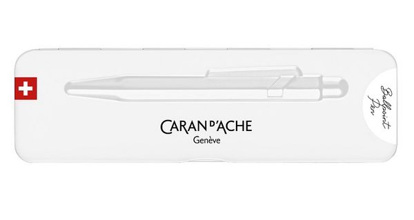 Produktbild: Caran d'Ache Kugelschreiber 849 POPLINE wei&szlig;