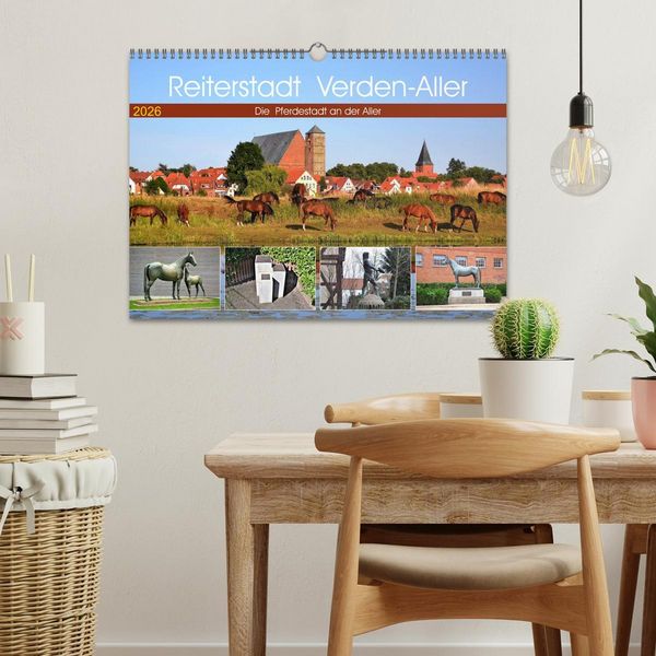 Produktbild: Reiterstadt Verden - Aller (Wandkalender 2026 DIN A3 quer), CALVENDO Monatskalender