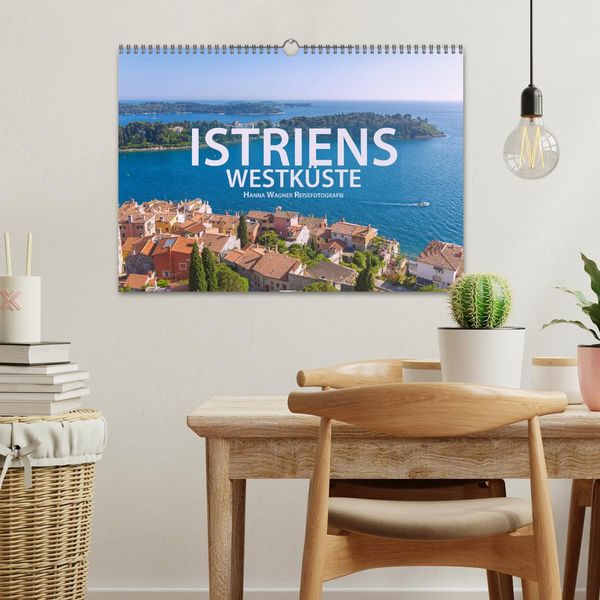Produktbild: Istriens Westk&uuml;ste (Wandkalender 2026 DIN A3 quer), CALVENDO Monatskalender