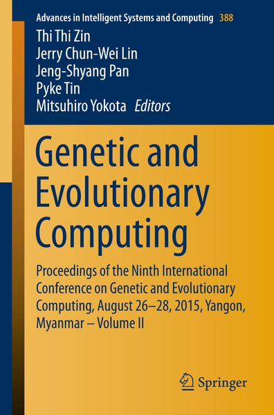 Produktbild: Genetic and Evolutionary Computing