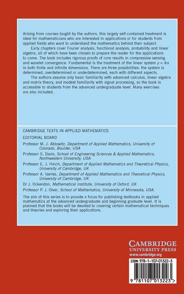 Produktbild: The Mathematics of Signal Processing