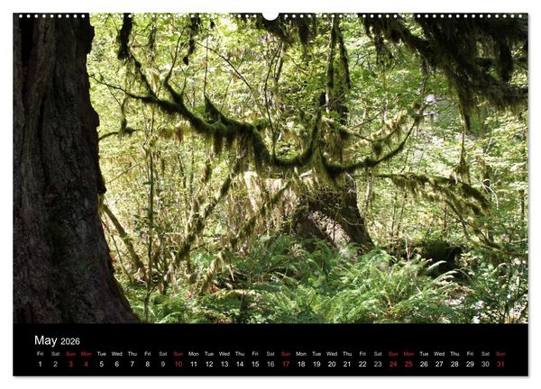 Produktbild: From Pacific to the Mountains 2026 (High Quality Premium Wall Calendar 2026 DIN A2 landscape),CALVENDO 12 Month Wall Calendar