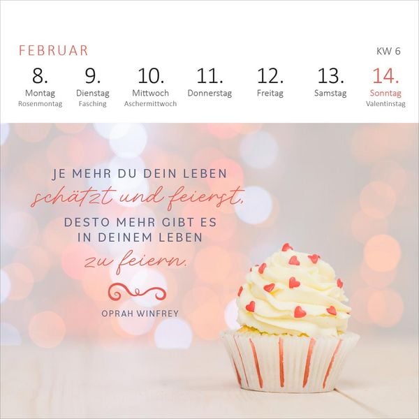 Produktbild: Mini-Wochenkalender 365 Tage Sonne im Herzen 2027