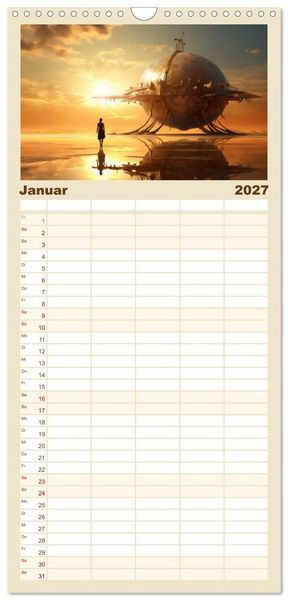 Produktbild: Familienplaner 2027 - Was heute noch wie ein M&auml;rchen klingt... mit 5 Spalten (Wandkalender, 21 x 45 cm) CALVENDO