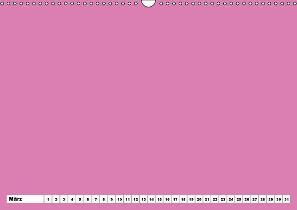 Produktbild: Bunter Bastelkalender f&uuml;r M&auml;dchen (Wandkalender immerw&auml;hrend DIN A3 quer)