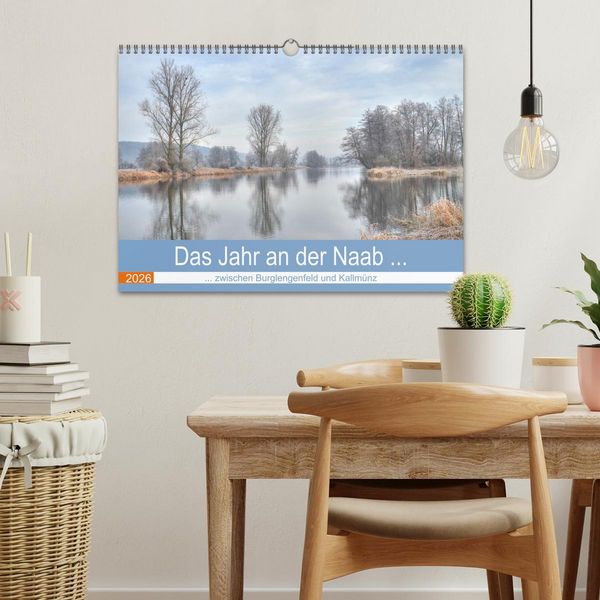Produktbild: Das Jahr an der Naab zwischen Burglengenfeld und Kallm&uuml;nz (Wandkalender 2026 DIN A3 quer), CALVENDO Monatskalender