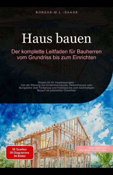 Produktbild: Haus bauen: Der komplette Leitfaden f&uuml;r Bauherren vom Grundriss bis zum Einrichten