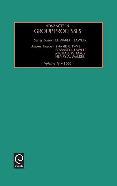 Produktbild: Advances in Group Processes