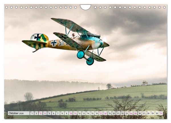 Produktbild: Modellflugzeuge in ACTION (Wandkalender 2026 DIN A4 quer), CALVENDO Monatskalender