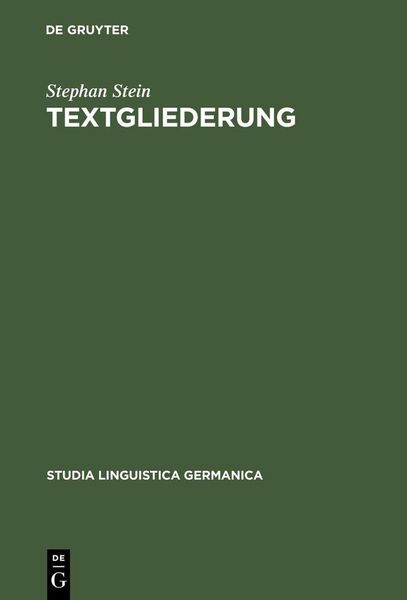 Produktbild: Textgliederung