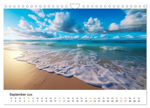 Produktbild: Mein Strand - ein Traum (Wandkalender 2026 DIN A4 quer), CALVENDO Monatskalender