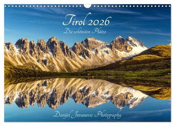 Produktbild: Tirol 2026 - die sch&ouml;nsten Pl&auml;tze (Wandkalender 2026 DIN A3 quer), CALVENDO Monatskalender