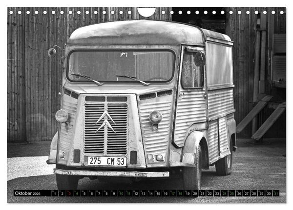 Produktbild: Citro&euml;n HY eine Legende in Schwarzwei&szlig; (Wandkalender 2026 DIN A4 quer), CALVENDO Monatskalender
