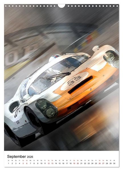 Produktbild: Faszination Rennsport (Wandkalender 2026 DIN A3 hoch), CALVENDO Monatskalender