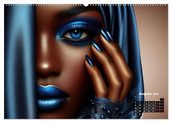 Produktbild: Eleganz, Farbe und Anmut (hochwertiger Premium Wandkalender 2027 DIN A2 quer), Kunstdruck in Hochglanz
