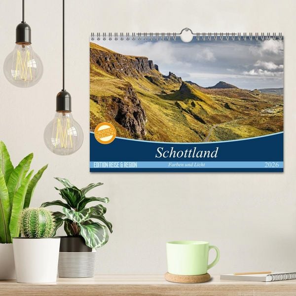Produktbild: Schottland Farben und Licht (Wandkalender 2026 DIN A4 quer), CALVENDO Monatskalender