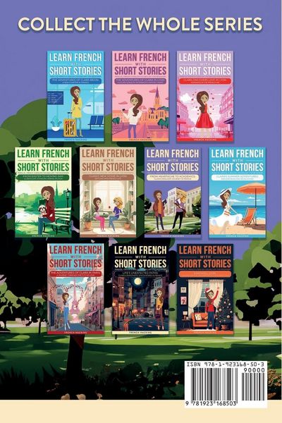Produktbild: Learn French With Short Stories - Parallel French & English Vocabulary for Beginners. From Heartache to Academics