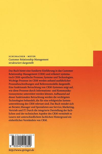 Produktbild: Customer Relationship Management strukturiert dargestellt