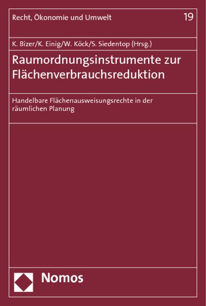 Produktbild: Raumordnungsinstrumente zur Fl&auml;chenverbrauchsreduktion