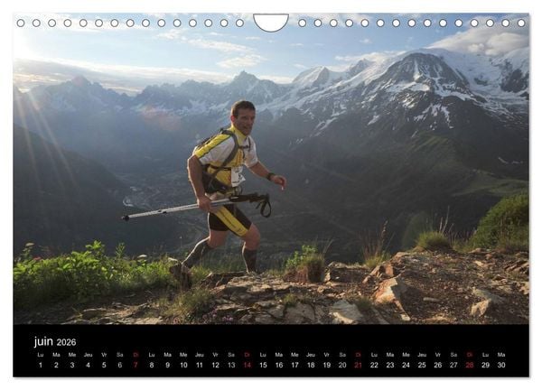 Produktbild: Trail Running De l'Envie &agrave; la Passion (Calendrier mural 2026 DIN A4 vertical), CALVENDO calendrier mensuel
