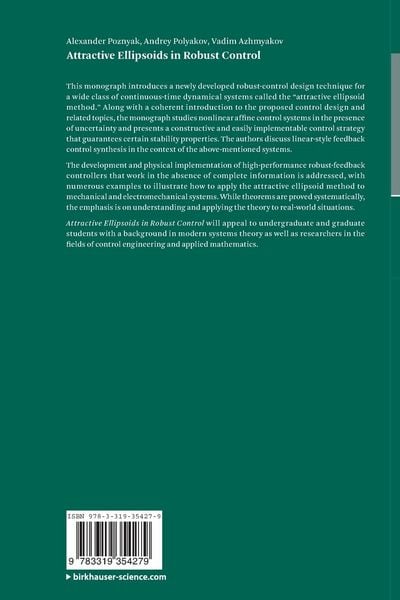 Produktbild: Attractive Ellipsoids in Robust Control