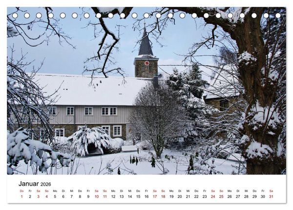 Produktbild: Velbert - Stadt der Schl&ouml;sser und Beschl&auml;ge (Tischkalender 2026 DIN A5 quer), CALVENDO Monatskalender