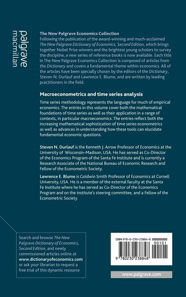 Produktbild: Macroeconometrics and Time Series Analysis