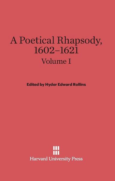 Produktbild: A Poetical Rhapsody, 1602-1621, Volume I