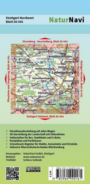 Produktbild: Stuttgart Nordwest 1 : 25 000
