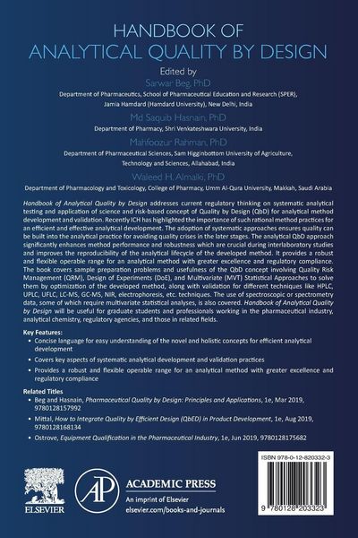 Produktbild: Handbook of Analytical Quality by Design