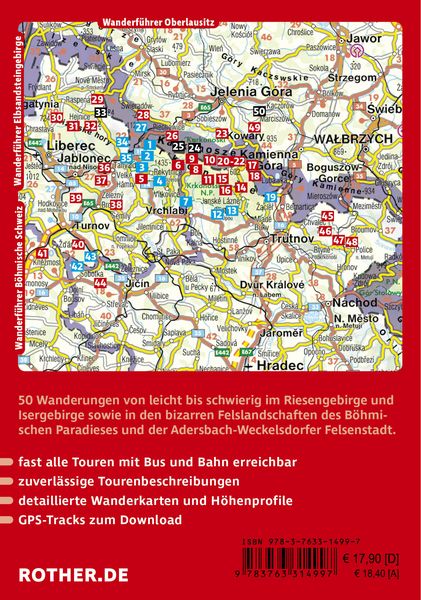 Produktbild: ROTHER Wanderf&uuml;hrer Riesengebirge. 50 Touren