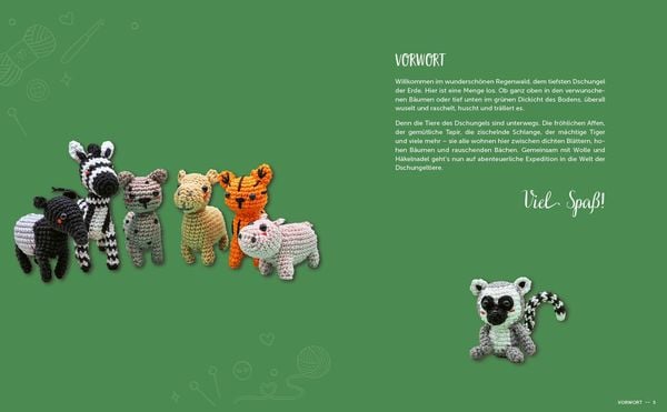 Produktbild: Sweet Minis h&auml;keln &ndash; 23 wilde Dschungeltiere