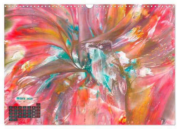 Produktbild: Encaustic Kunstkalender 2026 (Wandkalender 2026 DIN A3 quer), CALVENDO Monatskalender