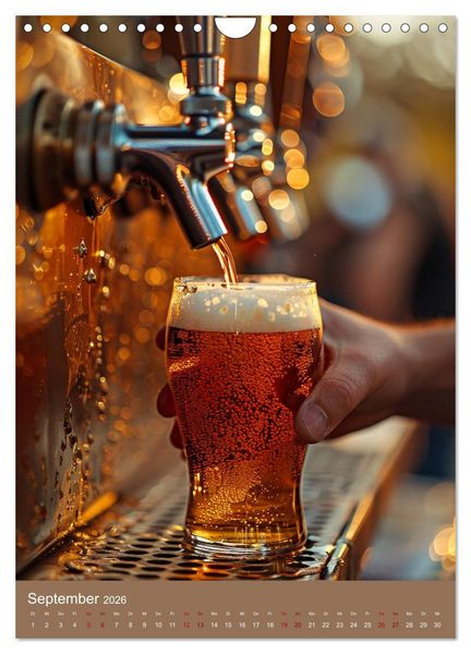 Produktbild: Bier-Liebe Von den Ahnen zu uns (Wandkalender 2026 DIN A4 hoch), CALVENDO Monatskalender