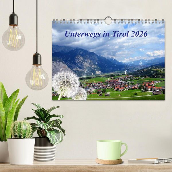 Produktbild: Unterwegs in Tirol (Wandkalender 2026 DIN A4 quer), CALVENDO Monatskalender