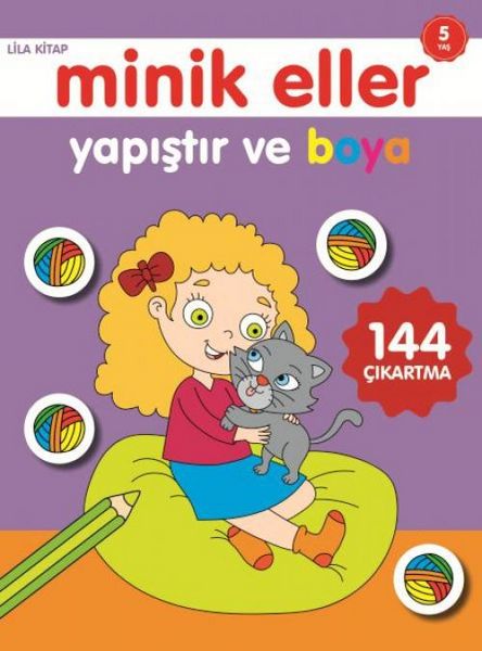 Produktbild: Minik Eller Yapistir ve Boya;Lila Kitap
