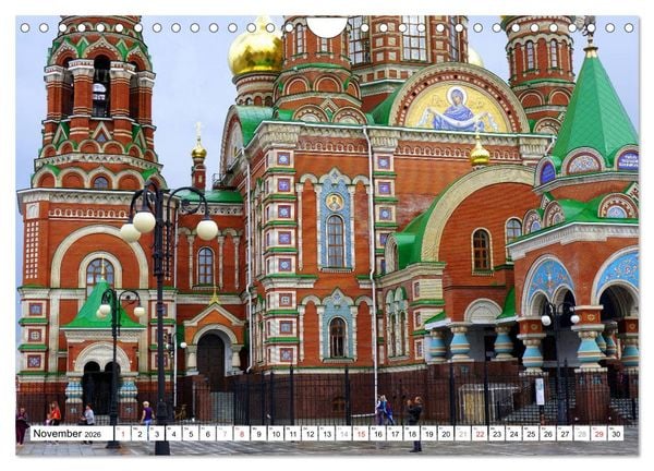 Produktbild: Malerisches Russland - Impressionen aus Joschkar-Ola (Wandkalender 2026 DIN A4 quer), CALVENDO Monatskalender