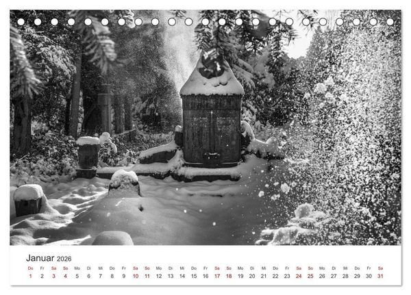 Produktbild: Wachgek&uuml;sst - Vom Zauber der Vergangenheit - S&uuml;dwestkirchhof Stahnsdorf (Tischkalender 2026 DIN A5 quer), CALVENDO Monatskalender