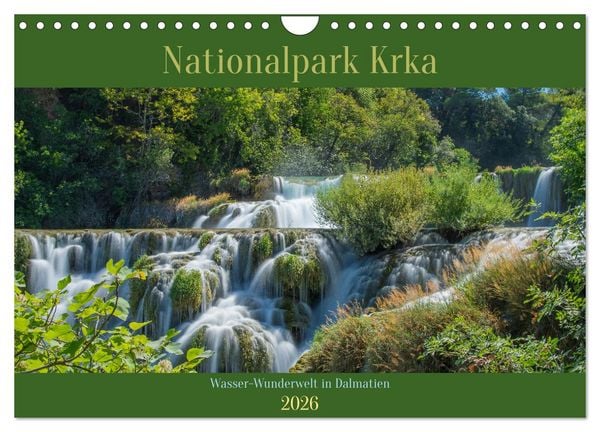 Produktbild: Nationalpark Krka - Wasser-Wunderwelt in Dalmatien (Wandkalender 2026 DIN A4 quer), CALVENDO Monatskalender