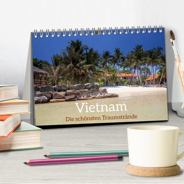 Produktbild: Vietnam, die sch&ouml;nsten Traumstr&auml;nde (Tischkalender 2026 DIN A5 quer), CALVENDO Monatskalender